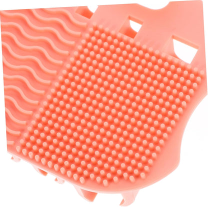 Box Brush Cleaning Container Makeup Brush Storage Holder Pp Brush Cleaner Make up Cosmetics Brush Cleaning Tool Purple